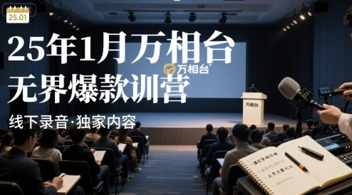 25年1月万相台无界爆款特训营线下录音-资源V站