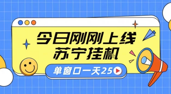 苏宁全自动采集挂G项目 稳定可批量 单窗口收益30+ 附教程【揭秘】-资源V站