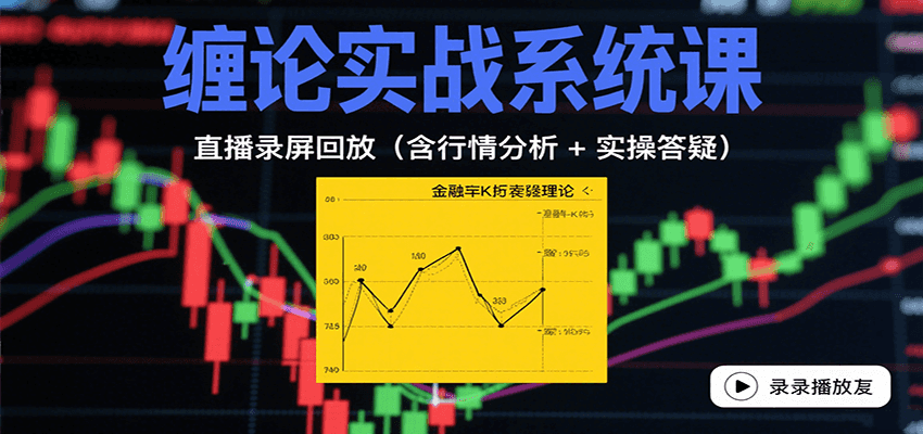 缠论实战系统课：直播录屏回放(含行情分析 + 实操答疑(更新8月)-资源V站