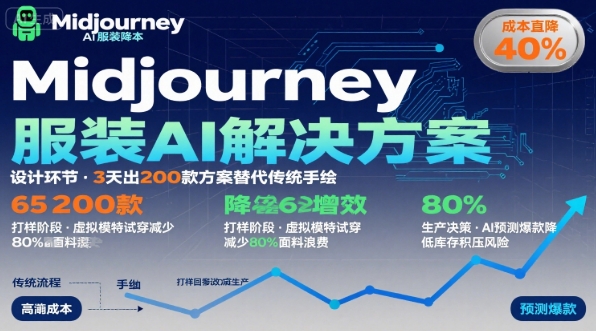 AI在服装领域的运用，使用midjourney做服装辅助企业降低成本-资源V站