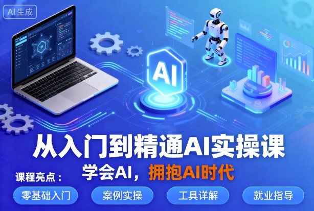 从入门到精通AI实操课，学会AI，拥抱AI时代-资源V站