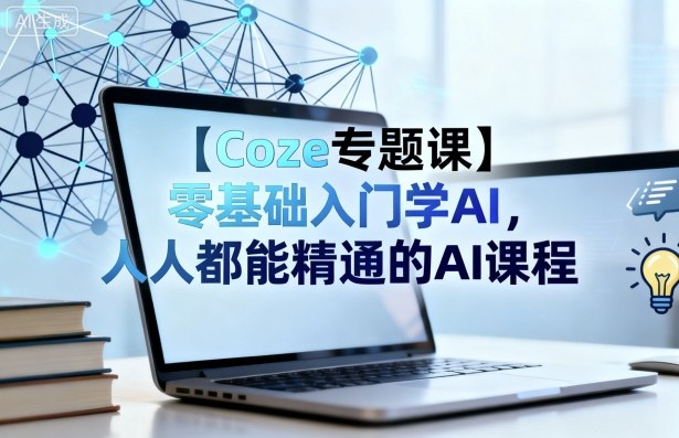 【Coze专题课】零基础入门学AI,人人都能精通的AI课程-资源V站