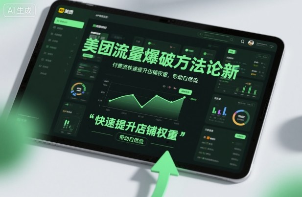 美团流量爆破方法论，付费流快速提升店铺权重，带动自然流-资源V站