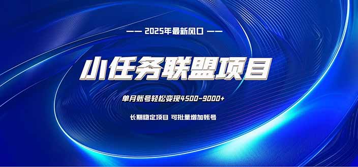 小任务联盟项目：一台电脑每天只需10分钟，轻松简单稳定-资源V站