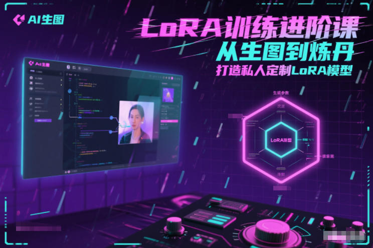 LoRA训练进阶课，从生图到炼丹，打造私人定制LoRA模型-资源V站