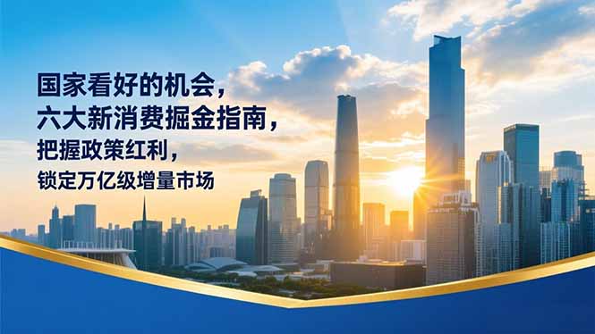 某付费文章：国家看好的机会，六大新消费掘金指南，把握政策红利，锁定万亿级增量市场-资源V站