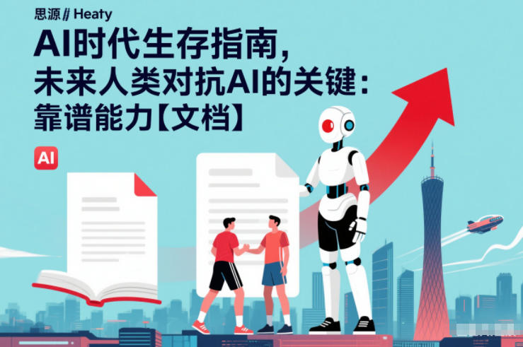 AI时代生存指南，未来人类对抗AI的关键：靠谱能力【文档】-资源V站
