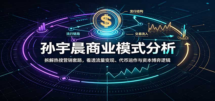 孙宇晨商业模式分析：拆解热搜营销套路，看透流量变现、代币运作与资本博弈逻辑-资源V站
