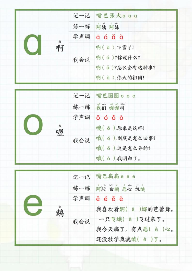 新一年级上册语文拼音贴汇总-资源V站