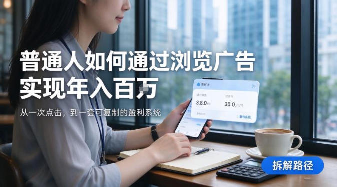 2026最新技术,24小时全自动浏览广告,全网独家项目,单台设备日入200+新手小白可快速上手,支持实地学习实地考察【揭秘】