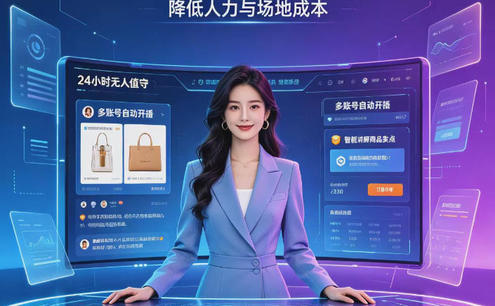 淘宝AI无人直播带货,24小时自动开播低门槛副业,无需真人长时间出镜,持续引流出单【揭秘】