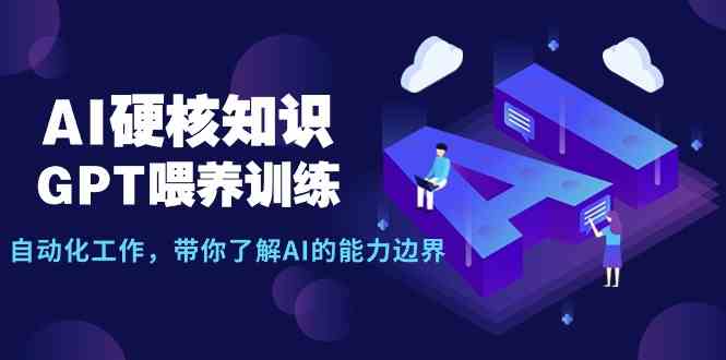 AI硬核知识-GPT喂养训练，自动化工作，带你了解AI的能力边界（10节课）-小哥网