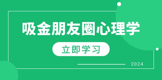 朋友圈吸金心理学：揭秘心理学原理，增加业绩，打造个人IP与行业权威-资源V站