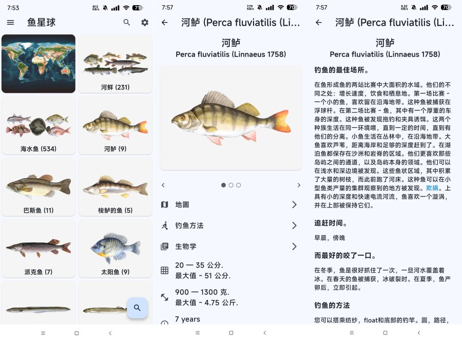 鱼星球纯净版9.29.83全球鱼类详解 全球钓鱼指南-资源V站