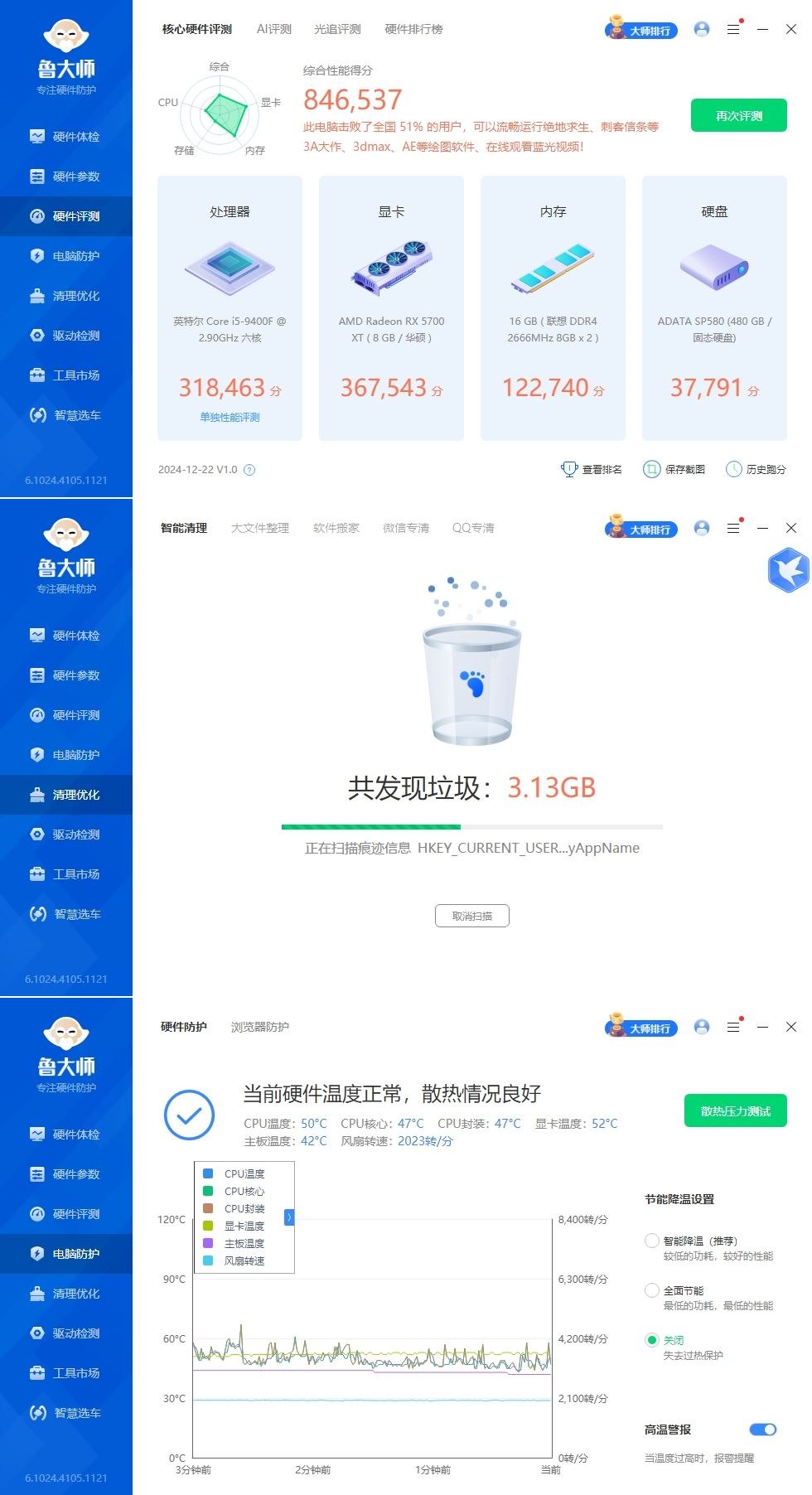 鲁大师特殊版来了！跑分、清理、硬件检测、无广，好用到爆！-资源V站