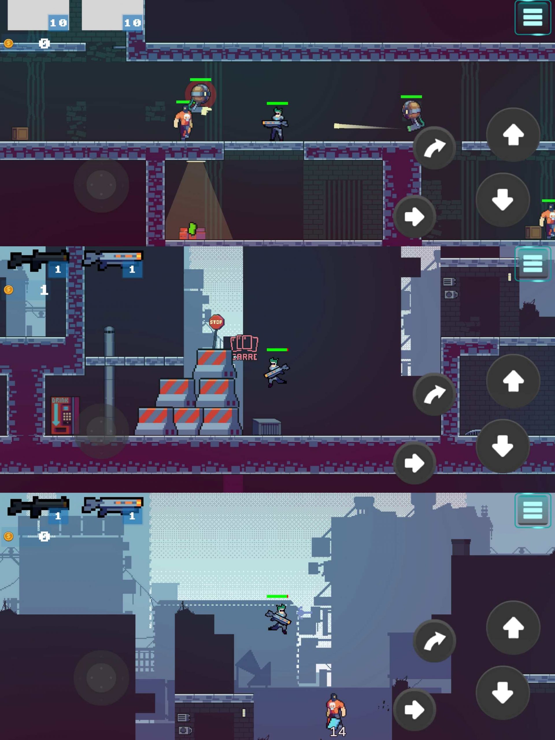 赛博街道：城市细胞 闯关射击游戏-资源V站