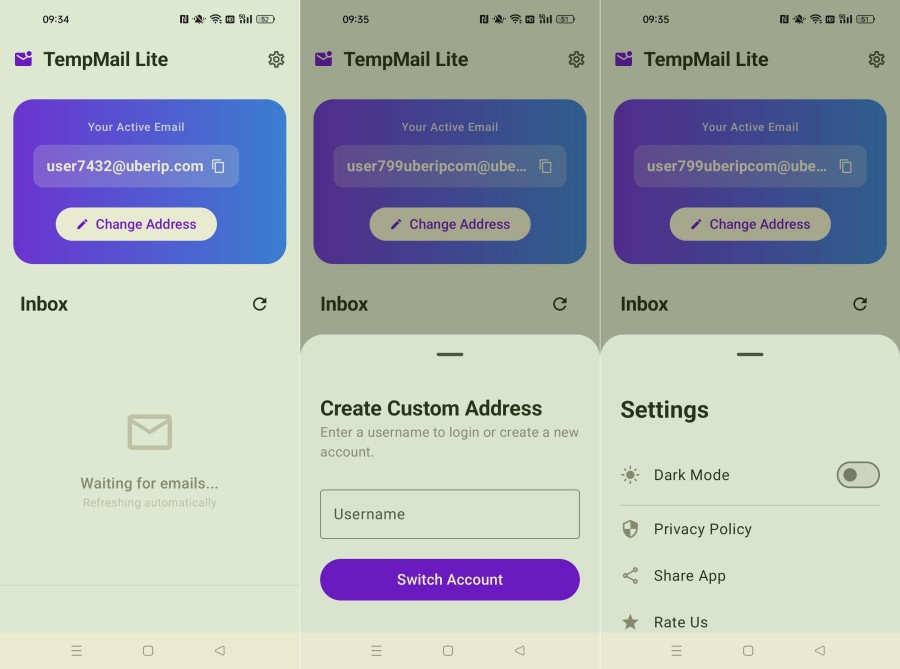 TempMail Lite无限虚拟邮箱 自定义邮箱-资源V站