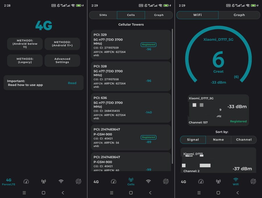 ForceLTE高级版锁定4G/5G网络防自动切-资源V站