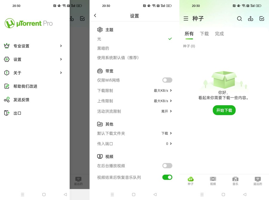 Torrent Pro 高级版磁力种子高速下载器-资源V站
