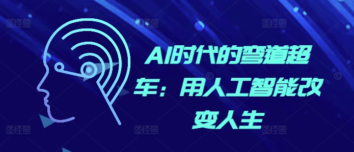 AI时代的弯道超车：用人工智能改变人生-资源V站