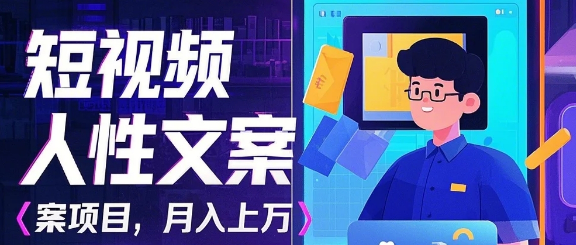 利用AI自动制作短视频人性文案项目：揭秘月入上万的精准流量变现秘籍-资源V站