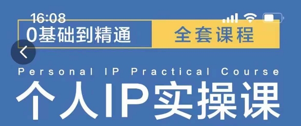 操盘手思维、个人IP、MCN孵化打造千万粉丝IP的运营方法论-资源V站