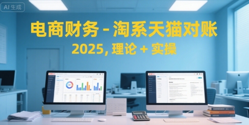 电商财务-淘系天猫对账2025，理论+实操-资源V站