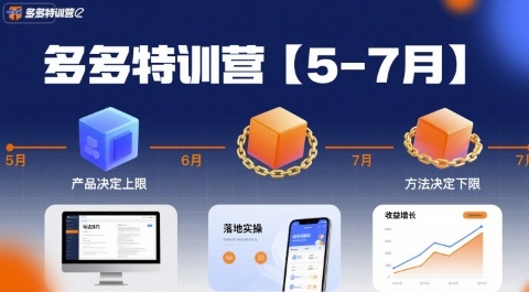 多多特训营【5-7月】产品决定上限，方法决定下限，各种玩法技巧落地实操-资源V站