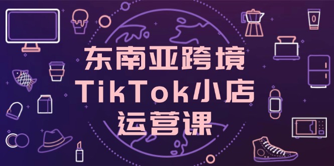 东南亚跨境TikTok小店运营课，掌握店铺设置与流量转化核心技巧-资源V站