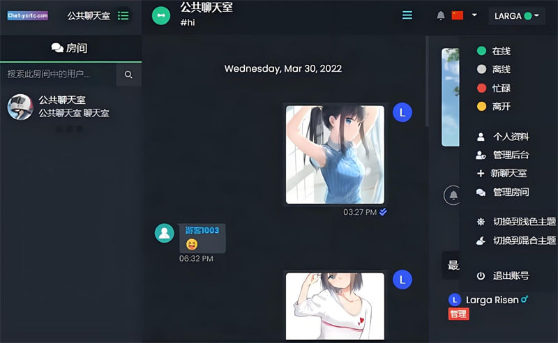 最新公共聊天室系统源码 ChatNet V1.11-V1.9 完整汉化版源码 私人聊天程序-资源V站