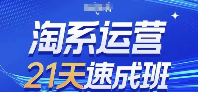 淘系运营21天速成班(更新25年6月)，0基础轻松搞定淘系运营，不做假把式-资源V站