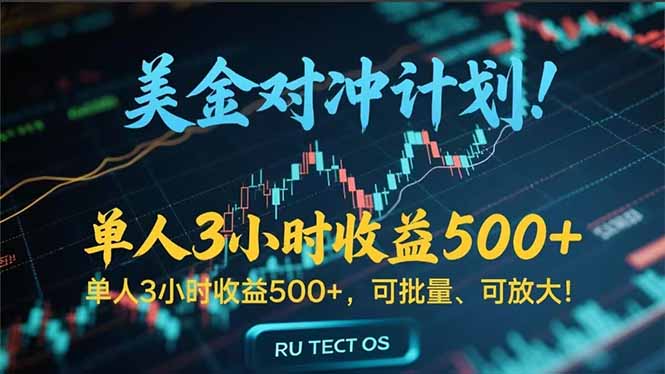 长久稳定的撸美金项目，平均3小时收入 500+，可公司实地考察实地操作！-资源V站