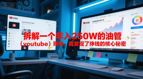 付费文章：拆解一个年入250W的油管(youtube)账号，我发现了挣钱的核心秘密-资源V站