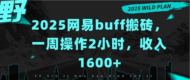 2025网易buff搬砖，一周操作2小时，收入1600+-资源V站