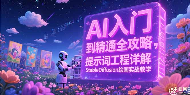 AI入门到精通全攻略，提示词工程详解，StableDiffusion绘画实战教学-资源V站