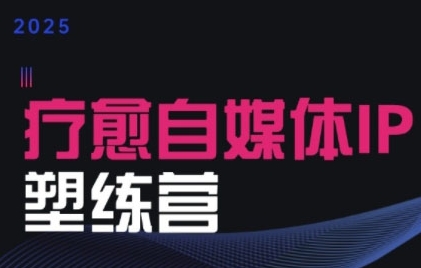 2025治愈自媒体IP训练营，专为疗愈领域从业者打造-资源V站