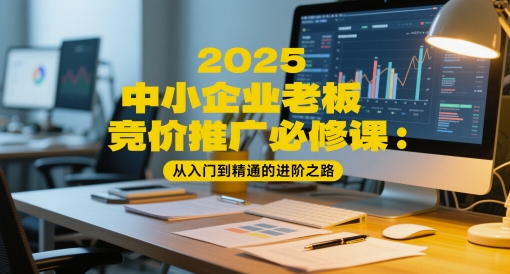 2025中小企业老板竞价推广必修课：从入门到精通的进阶之路-资源V站