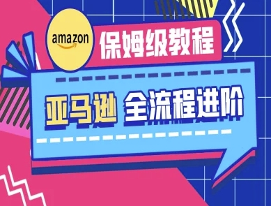 亚马逊保姆级全流程实操教程-跨境电商教程-资源V站